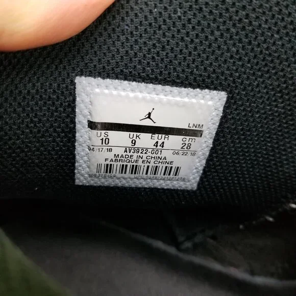 ✅Nike Air Jordan Legacy 312 High Black/White AV3922-001 Mens10 Basketball Shoes - Picture 4 of 13